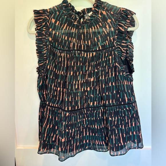 Marie Oliver ruffle sleeve tank - Picture 1 of 3